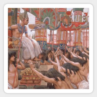 Joseph Dwelleth in Egypt by James Tissot Sticker